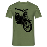 Simson Schwalbe DDR Moped T-Shirt - Militärgrün