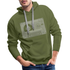 Cooler Musik Hoodie mit Motiv Tape Kassette Herren Premium Hoodie - Olivgrün