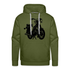 Simson S51 DDR Moped Herren Premium Hoodie - Olivgrün