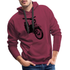 Simson Schwalbe DDR Moped Herren Premium Hoodie - Bordeaux