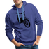 Simson Schwalbe DDR Moped Herren Premium Hoodie - Königsblau