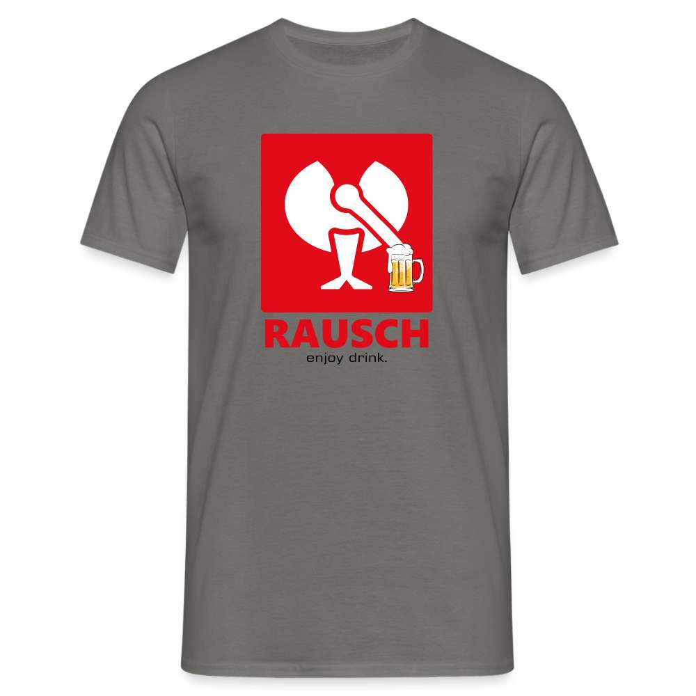 Bier Engelbert Rausch Parodie Lustiges Geschenk T-Shirt - Graphit
