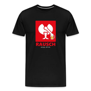 Bier Engelbert Rausch Parodie Lustiges Geschenk Herren Premium T-Shirt - Schwarz
