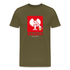 Bier Engelbert Rausch Parodie Lustiges Geschenk Herren Premium T-Shirt - Khaki