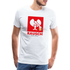 Bier Engelbert Rausch Parodie Lustiges Geschenk Herren Premium T-Shirt - weiß