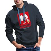 Bier Engelbert Rausch Parodie Lustiges Geschenk Herren Premium Hoodie - Navy