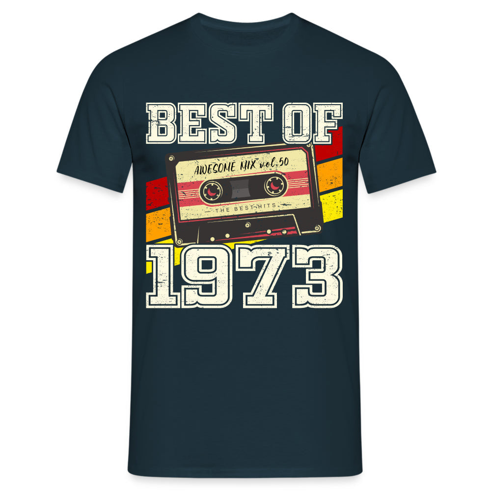 51. Geburtstag Retro Kassette Best of 1973 Geschenk T-Shirt