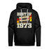 50. Geburtstag Retro Kassette Best of 1973 Geschenk Herren Premium Hoodie - Schwarz