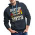 50. Geburtstag Retro Kassette Best of 1973 Geschenk Herren Premium Hoodie - Navy