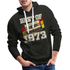 50. Geburtstag Retro Kassette Best of 1973 Geschenk Herren Premium Hoodie - Anthrazit