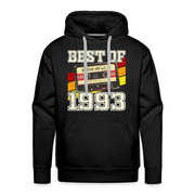 30. Geburtstag Retro Kassette Best of 1993 Geschenk T-Shirt Premium Hoodie - Schwarz
