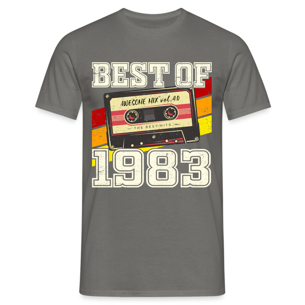 41. Geburtstag Retro Kassette Best of 1983 Geschenk T-Shirt