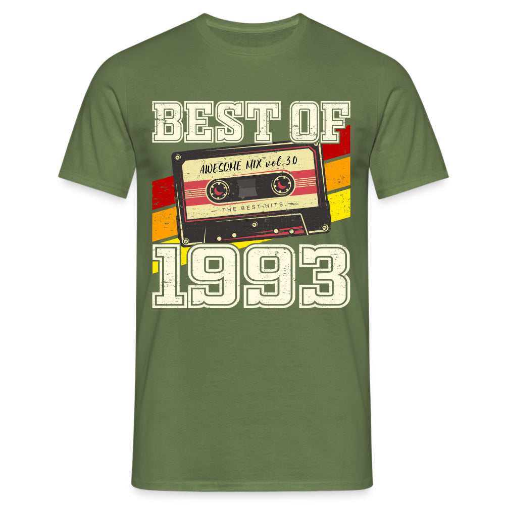 31. Geburtstag Retro Kassette Best of 1993 Geschenk T-Shirt
