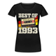 30. Geburtstag Retro Kassette Best of 1993 Geschenk Frauen Premium T-Shirt - Schwarz