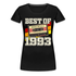 30. Geburtstag Retro Kassette Best of 1993 Geschenk Frauen Premium T-Shirt - Schwarz