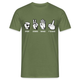 Stein Schere Papier - Sarkasmus Lustiges T-Shirt - Militärgrün