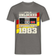 40. Geburtstag Gamer Level 40 Unlocked 1983 Geschenk T-Shirt - Graphit