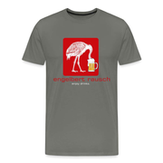Engelbert Rausch Lustiges Bier Geschenk Herren Premium T-Shirt - Asphalt