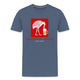 Engelbert Rausch Lustiges Bier Geschenk Herren Premium T-Shirt - Blau meliert
