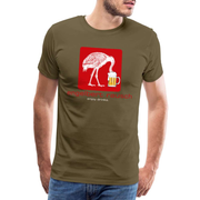Engelbert Rausch Lustiges Bier Geschenk Herren Premium T-Shirt - Khaki
