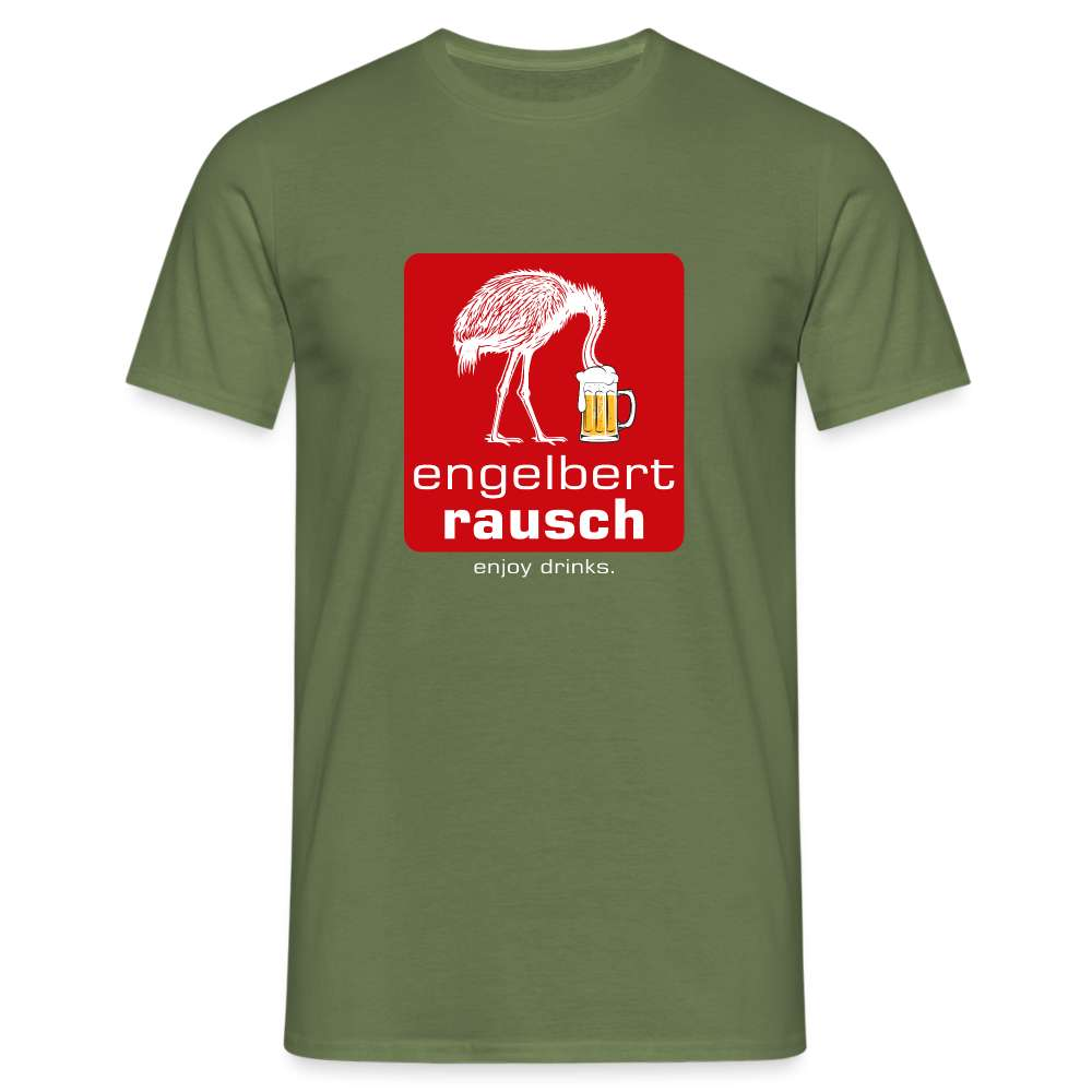 Engelbert Rausch Bier Shirt - Lustige Geschenkidee - Engelbert Rausch Parodie T-Shirt - Militärgrün