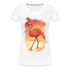 Stolzer Flamingo Tropisches Frauen Premium T-Shirt - weiß