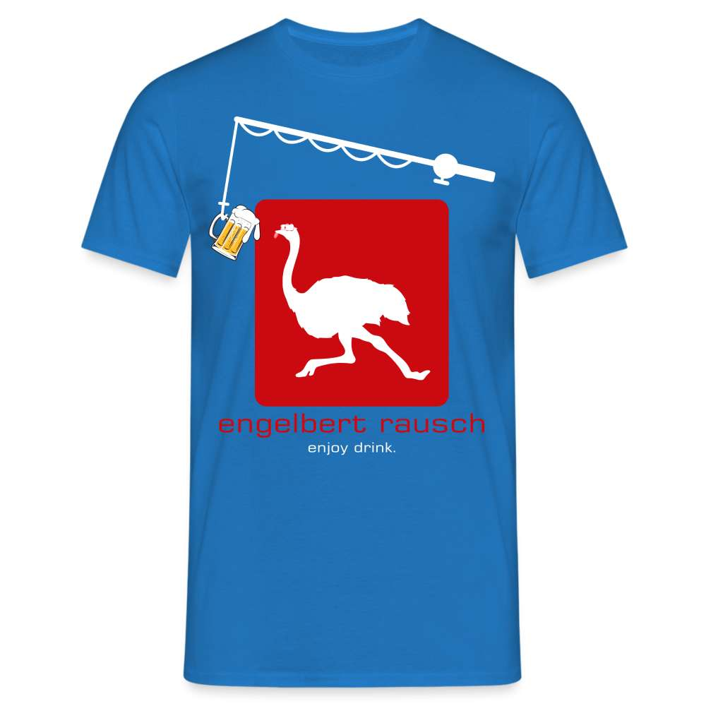 Engelbert Rausch T-Shirt - Enjoy Drink Lustige Parodie Geschenkidee T-Shirt - Royalblau