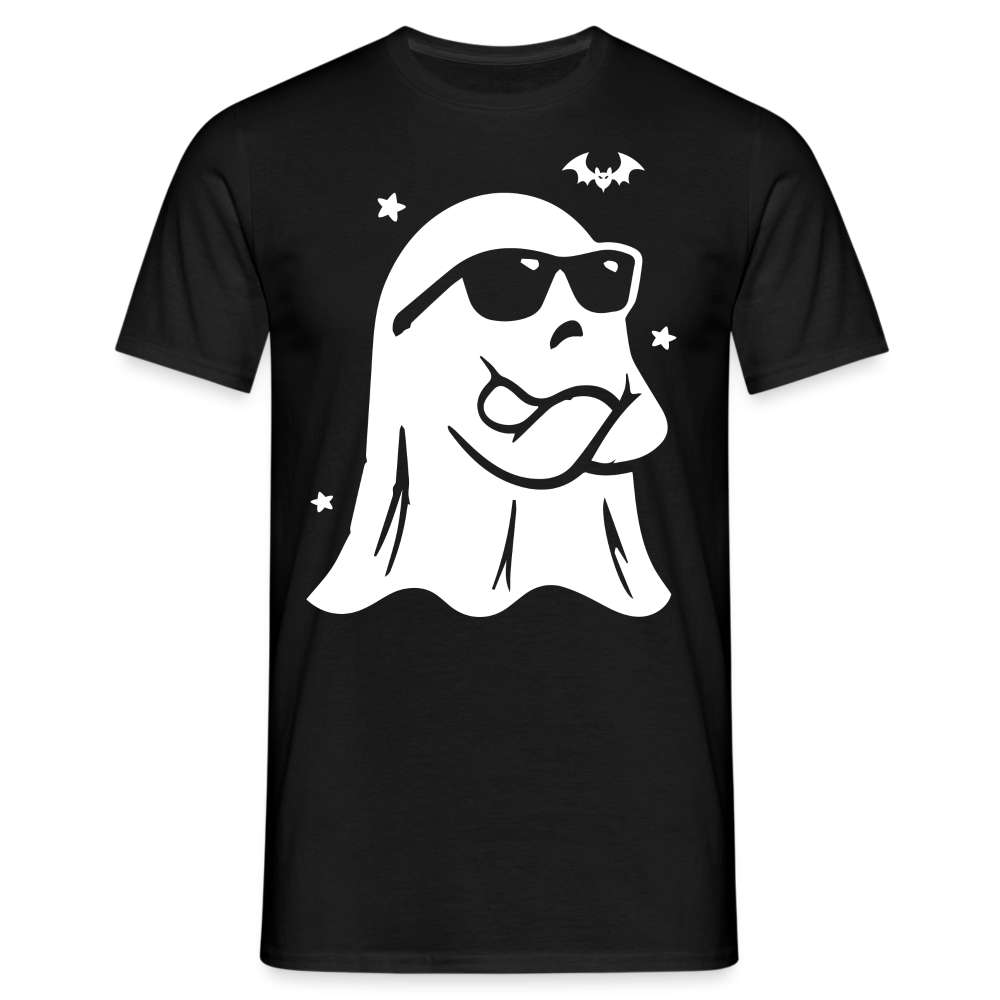 Halloween Muffel Kostüm - Gelangweilter Geist - Lustiges Halloween T-Shirt - Schwarz