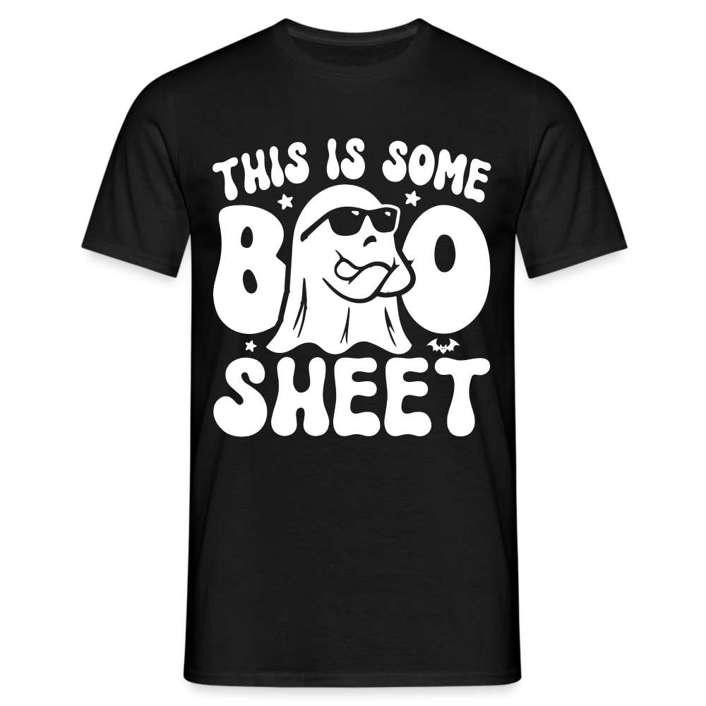 Halloween Kostüm - Some Boo Sheet - Lustiges Halloween T-Shirt - Schwarz