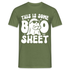 Halloween Kostüm - Some Boo Sheet - Lustiges Halloween T-Shirt - Militärgrün