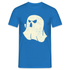 Halloween Bettlaken Geist - Lustiges Halloween Kostüm T-Shirt - Royalblau