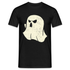 Halloween Bettlaken Geist - Lustiges Halloween Kostüm T-Shirt - Schwarz