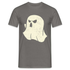 Halloween Bettlaken Geist - Lustiges Halloween Kostüm T-Shirt - Graphit