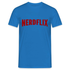 Nerdflix Lustiges Nerd Computer Freak Geschenk T-Shirt - Royalblau