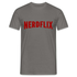 Nerdflix Lustiges Nerd Computer Freak Geschenk T-Shirt - Graphit