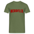 Nerdflix Lustiges Nerd Computer Freak Geschenk T-Shirt - Militärgrün