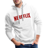 Nerdflix Lustiges Nerd Computer Freak Geschenk Premium Hoodie - weiß