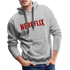 Nerdflix Lustiges Nerd Computer Freak Geschenk Premium Hoodie - Grau meliert