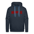 Nerdflix Lustiges Nerd Computer Freak Geschenk Premium Hoodie - Navy