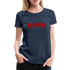 Nerdflix Lustiges Nerd Computer Freak Geschenk Frauen Premium T-Shirt - Navy