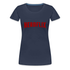 Nerdflix Lustiges Nerd Computer Freak Geschenk Frauen Premium T-Shirt - Navy