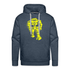 Roboter inspiriert von Sheldon Coopers Premium Hoodie - Jeansblau