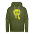 Roboter inspiriert von Sheldon Coopers Premium Hoodie - Olivgrün