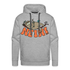 Lustiges Faultier - Nein Keine Lust - Witziger Herren Premium Hoodie - Grau meliert