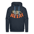 Lustiges Faultier - Nein Keine Lust - Witziger Herren Premium Hoodie - Navy