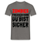 Halloween Shirt - Zombies fressen Hirn - Du bist sicher Lustiges T-Shirt - Graphit