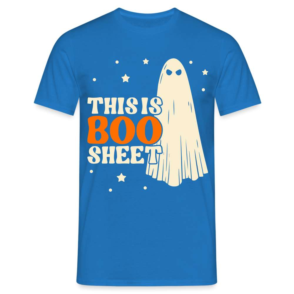 Halloween Kostüm - Boo Sheet - Lustiges T-Shirt - Royalblau