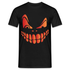 Halloween Kostüm Kürbis Gesicht Lustiges T-Shirt - Schwarz