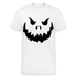 Halloween Kostüm Kürbis Gesicht Lustiges T-Shirt - weiß