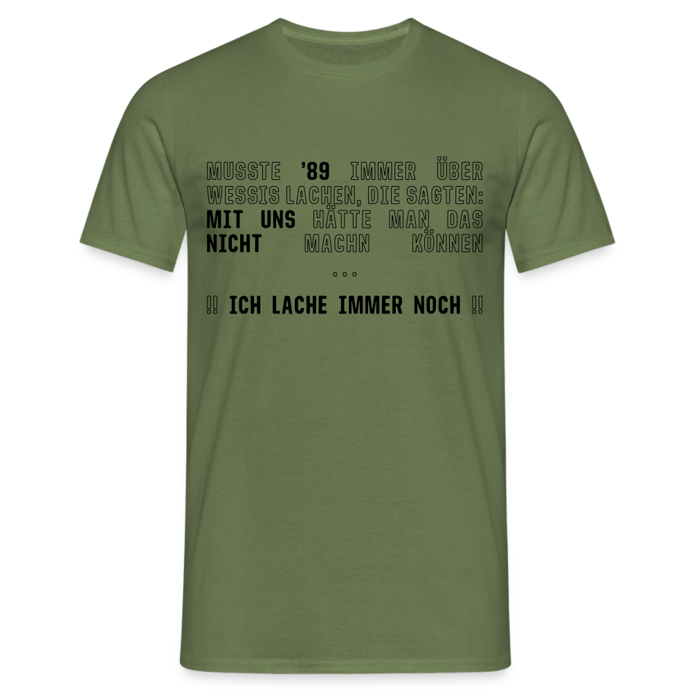 Lustiger Spruch für Ossis T-Shirt - Militärgrün